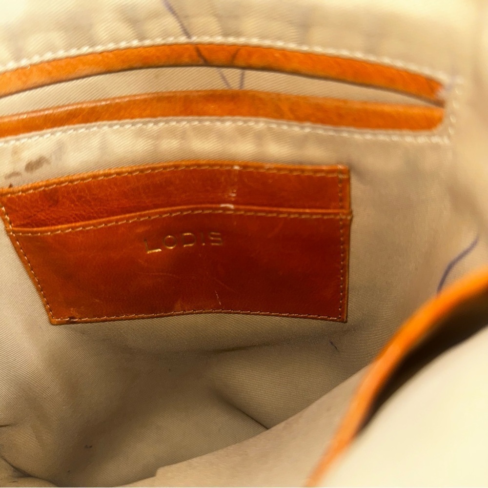 LODIS Stellene tan leather crossbody bag - Picture 3 of 5